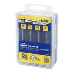 wax/DRY Xtreme Diamond Hole Saw Kit